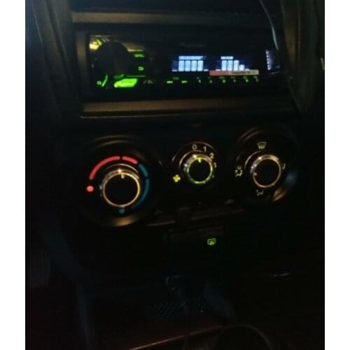 3pcs per set Aluminum Alloy Car Styling Air Conditioning Knob AC Knob Heat Control Switch Button Knob For Lada Granta