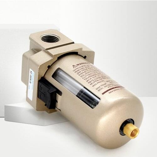 AF4000-04 G1/2 AF4000-06 G3/4 Compressed Air Filter Processor Pump Oil Water Separator Copper Air Source Treatment Units FRL