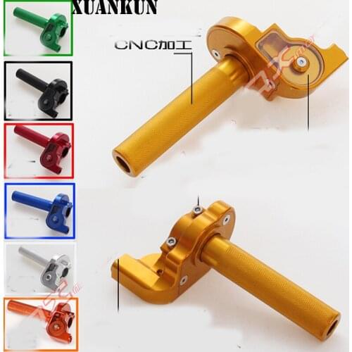 XUANKUN Off-Road Motorcycle Accessories Modified CNC Throttle Handle Tanker Refueling Turn Handle Refueling Device