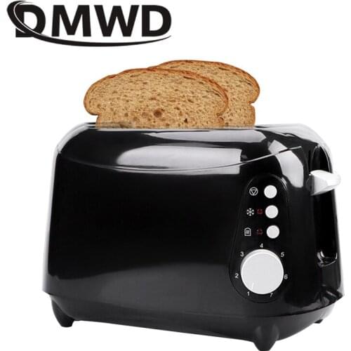 DMWD Electric Toaster Automatic Bread Baking Machine Toast Sandwich Grill Oven Maker 2 Slices Household For Breakfast 900W EU