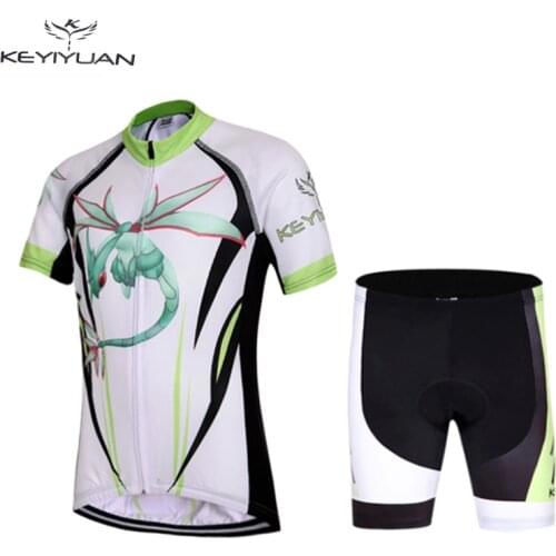 KEYIYUAN boy Cycling Jersey dragonfly Bike jersey Cycling Clothing mtb racing Short Sleeve jersey For Kids ropa ciclismo shirts