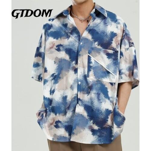 Мужские повседневные рубашки GTDOM China At AliExpress