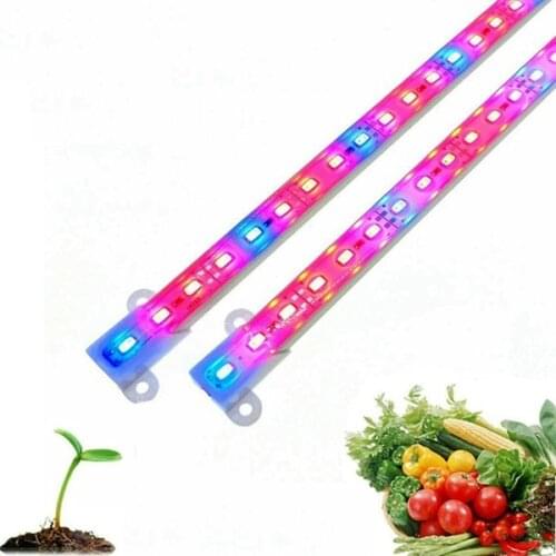 Jiguoor DC12V 6W 50cm 5630 SMD Red: Blue 3:1/5:1 Grow Rigid Strip Non-waterproof Plant Greenhouse Light