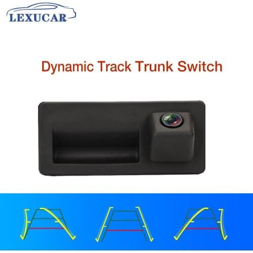 Rear View Camera for Car Canbus Dynamic Trajectory Reverse Camera with Trunk Switch HD Glass Lens 170° Wide Angle Parking Assist