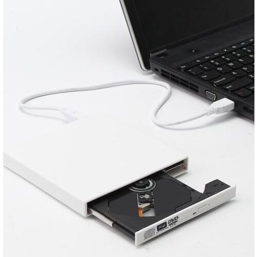 KuWfi USB 2.0 External DVD RW DVD CD RW Drive Writer Burner CD/DVD -ROM Player For WINDOWS XP/7/8/10 Mac Laptop