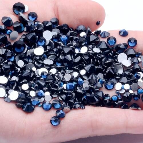 Montana SS3-SS34 Glue On Crystal Rhinestones For 3D Nails Art Decoration Flatback Non Hot Fix Strass Stones DIY Crafts Garments