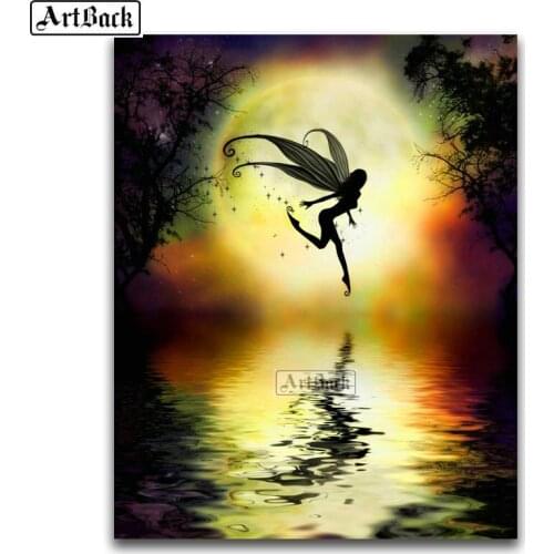 New 5D Diamond Painting Elf Month Icon Full Square Mosaic 3d Sticker Embroidered Home Decor Artwork