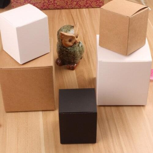 Wholesale White Paperboard Gift Box Packaging Bags Black Candy Box for Wedding & Engagement Baby Shower Birthday Party