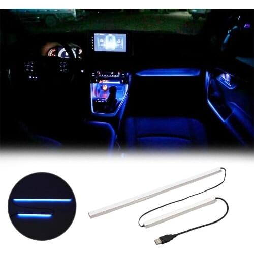 Instrument Dashboard Panel Trim Atmosphere Light For RAV4 2019 Car Side Driver Instrument Lamp Strip For RAV4 2020