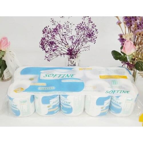Toilet Paper Roll Napkin Pure Wood White Bulk 20Rolls Bath Tissue Bathroom Soft 3Ply Home Toilet Paper Lot B