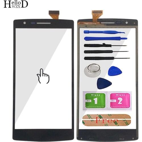 Touch Screen Panel Digitizer For Oneplus 1 One Plus 1 1+1 A0001 Touch Screen Sensor Mobile Front Glass Parts Tools Adhesive
