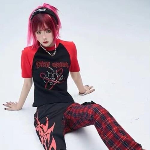 Женские короткие футболки SXGOTH China At AliExpress