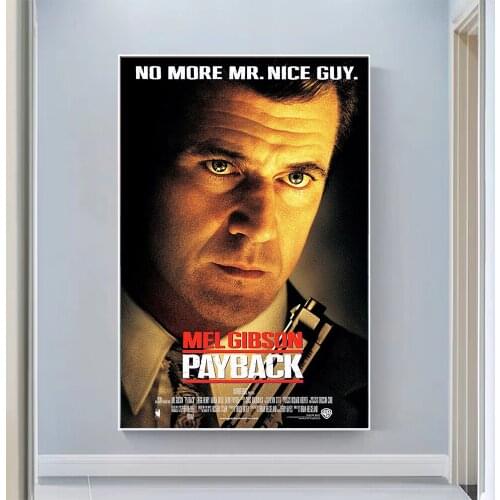 V0932 Payback (3) Vintage Classic Movie Wall Silk Cloth HD Poster Art Home Decoration Gift