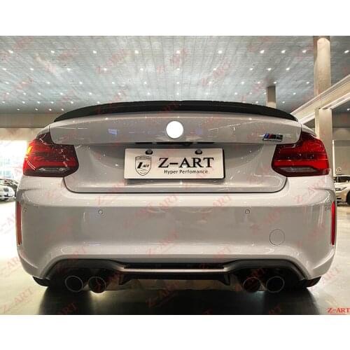 Z-ART M2 MP carbon fiber rear spoiler for F87 carbon fiber rear trunk spoiler for M2 2015-2021 carbon fiber ducktail spoiler