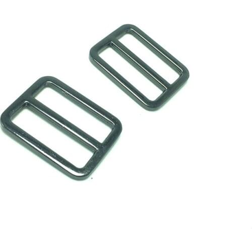 1 Inch Shoulder Leather Bag Strap Belt Web Rectangle Adjust Tri-glide Pin Buckle Slider Loop