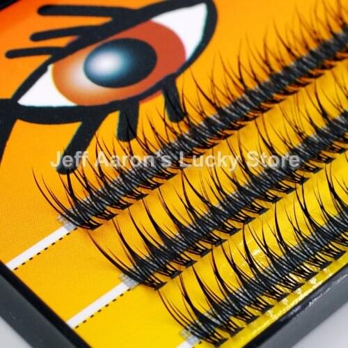 1 box tapered individual false eyelashes extension fake eye lashes beauty makeup tool 8mm 10mm 12mm ZY6B