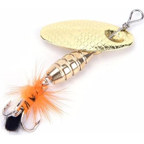 1PC 3g / 4.5g / 5.5g Spoon Fishing Lure Metal Droppen 8g Spoon Bait Ideal For Bass Trout Perch Pike Rotating Fishing HOT