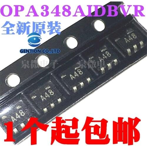 10PCS OPA348AIDBVR OPA348 A48 silk-screen SOT23-5 in stock 100% new and original