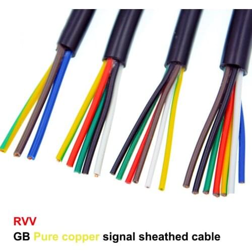 Power signal 12-core control sheathed cable, RVV 12*0.75 mm2 (100 meters per roll)