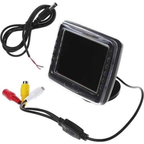 New 3.5 Inch TFT LCD Screen Monitor Reverse Camera Car Rear View Backup