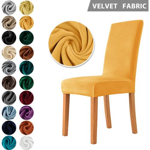 1/2/4/6 Pcs Jacquard luxury Fabric Cheap Chair Covers Universal Size Stretch Chair Covers Seat Case For Dining Room