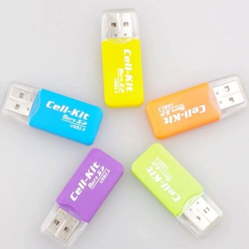 Free shipping / USB microsd SD TF card reader / microsd SD TF good