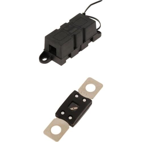 Bolt Down Auto Fuse Holder with MEGA Fuse 300A Set for RV/Marine/Boat/Camper/Van/Truck