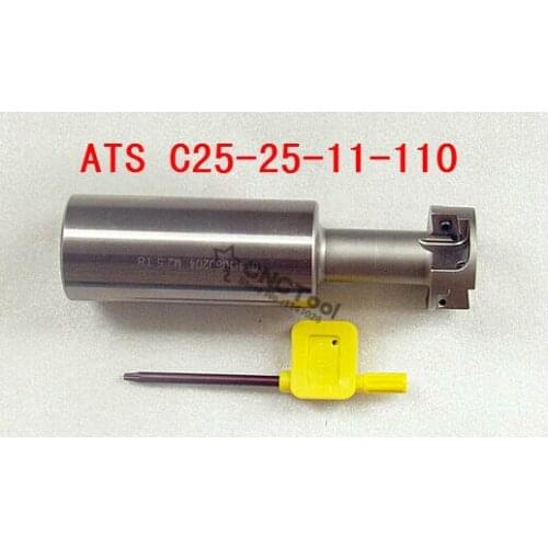 Free Shipping CNC ATS T slot end mill roughing T type cutter bar ATS C25-25-11-110 ,T slot milling cutter,suit for CCMT060204