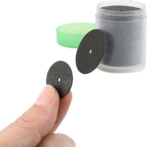 Hot Black 36 Discs Dremel Rotary Tool Cut Off Wheels Disc 24mm Reinforced with 1 Tube 0.6mm thick cut metal/plastic