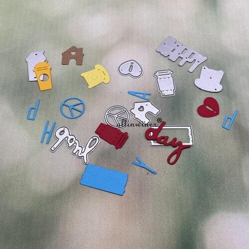 House phone decoration Metal Cutting Dies for DIY Scrapbooking Album Paper Cards Decorative Crafts Embossing Die Cuts