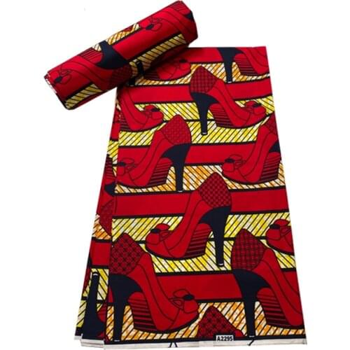 Veritable High Quality Sewing Materials For Party Dress 100%Soft Breathable Nigerian African Wax Printed Fabric 6 Yards S-P 3-50