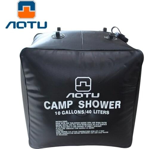 NEW 2020 Outdoor wild camping 40L solar shower bath field portable water Bathing bag with nozzle