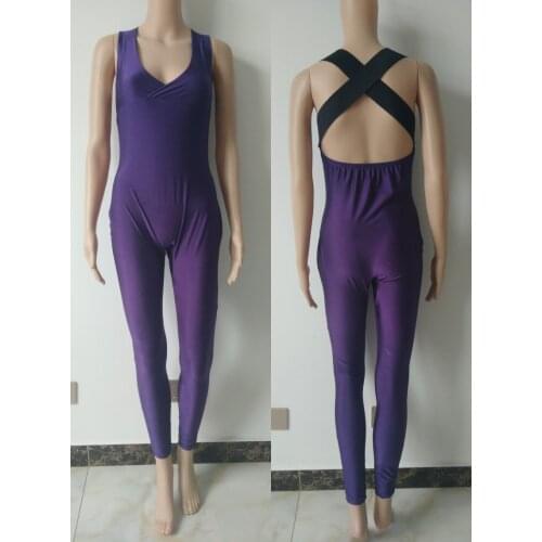 New style lycra Spandex Fitness Sport Suit Women sexy Tracksuit Yoga Backless Gym Running Sportswear Leggings Tight Jumpsuits