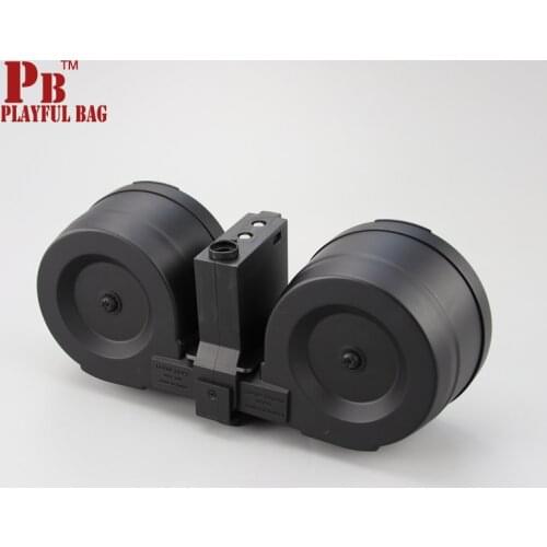 PB Playful bag Gel ball gun for jinming8 std6 m4 lehui hk416 Double magazine accessory outdoor sports