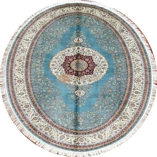 Seeykeep™ 6x9ft Silk Handknotted Oriental Traditional Persian Rug-NY3016221