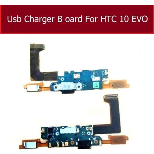 USB Plug Charger Sub Board Flex Cable For HTC 10 EVO Charging Port Dock USB Board Flex Ribbon Cable Replacement Parts