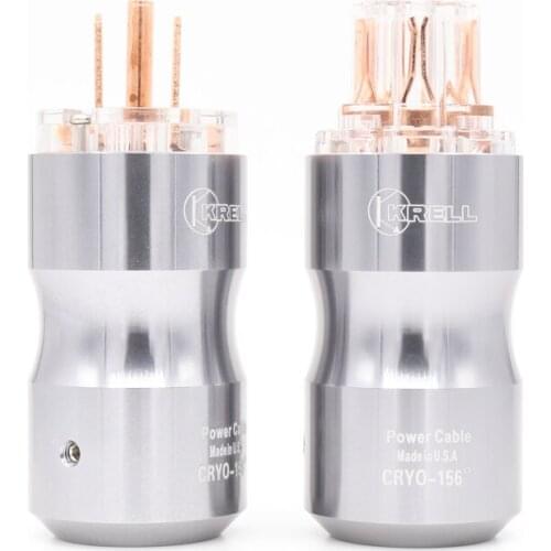 Pair Pure copper AU Power Plug Australia New Zealand Power Connector IEC Female Plug