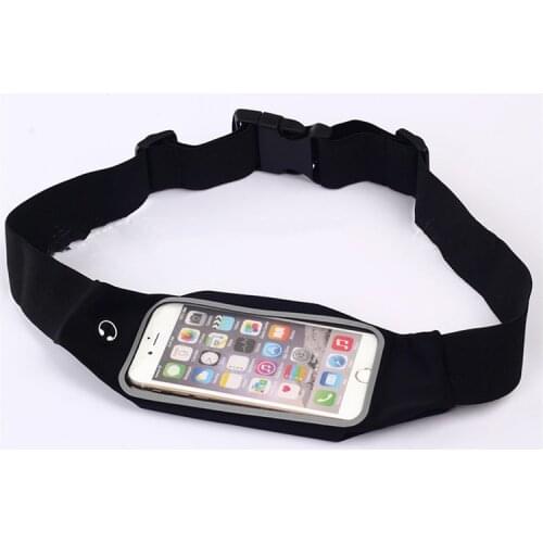 5.5-6 inch Sports Waist Bag for iPhone Samsung Huawei Multifunction Waterproof Mobile Phone Protective Sleeve Fitness Waist Bag
