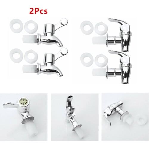 2pc Glass Wine Bottle Faucet Jar Wine Barrel Water Tank Faucet With Filter Wine Valve Bibcocks Beer Water Dispenser Switch Tap