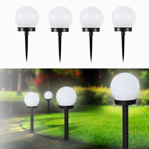 Solar LED Light Outdoor Solar Lawn Light Decoration Solar Garden Light White Blub Lawn Lamp Pathway Lamp Waterproof Garden Light