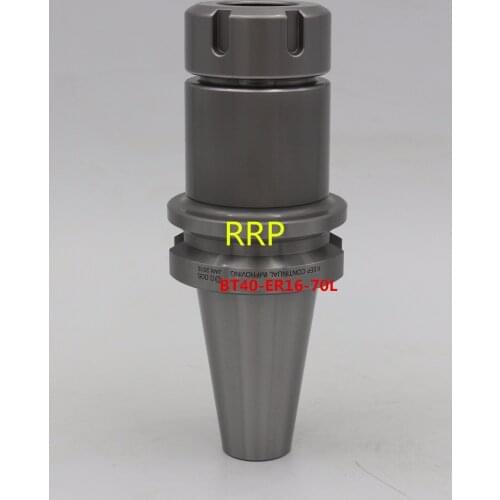 Accuracy 0.003mm BT40-ER16-70 CNC BT40 taper miling chuck arbor, use for CNC machines, for CNC machine center 10000-12000rpm