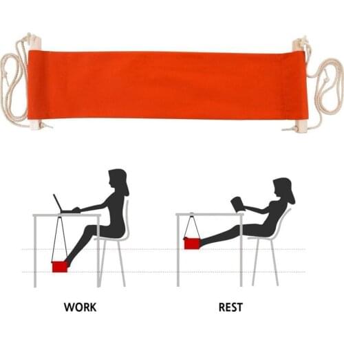 Comfortable Foot Hammock Casual Desk Rest Foot Put Feet Foot Swing Footrest Relax Feet Office Rest Foot Chair