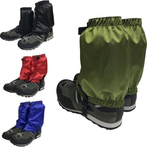 Outdoor Waterproof Legging Gaiters For Hiking Camping Leg Covers Shoes Skiing Boots Legs Guard Clim Desert Cover R6O3