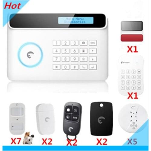 Smart DIY Alarm 433Mhz Etiger S4 Wireless Home Alarm Burglar Alarm GSM Security Alarm Home automation Alarm System With App