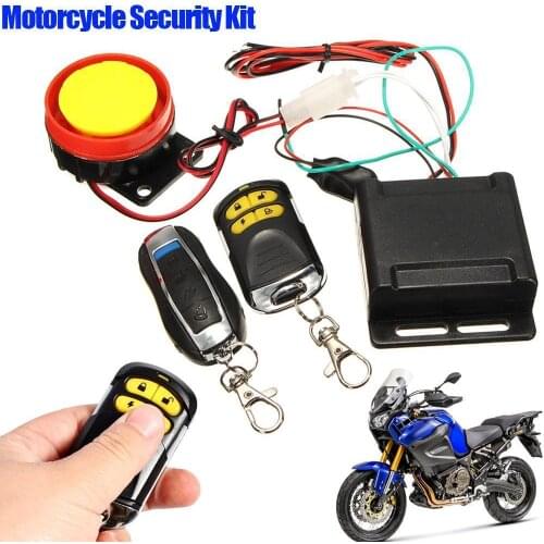 12 ±3V Universal Waterproof Car High Power Siren Security Alarm System Remote Control Anti-theft Motorcycle Alarm Host Machine