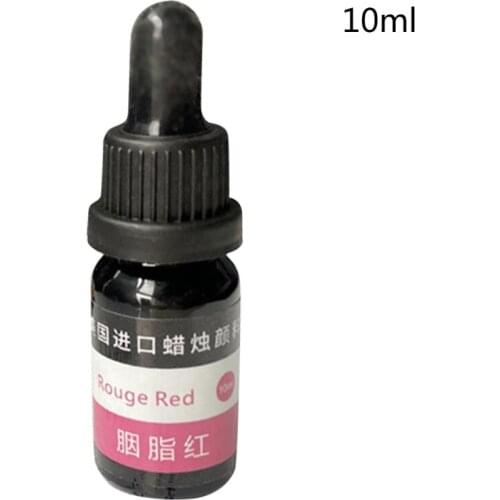 10ml Liquid Epoxy Dye Soybean Wax Pigment DIY Handmade Soap Scented Candle Coloring Colorants Jewelry Making
