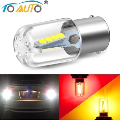 1Pc P21W P21 5W LED Bulb 1156 1157 BA15S BAY15D Led Car Signal Lamp R5W R10W Auto DRL Daytime Running Light 12V
