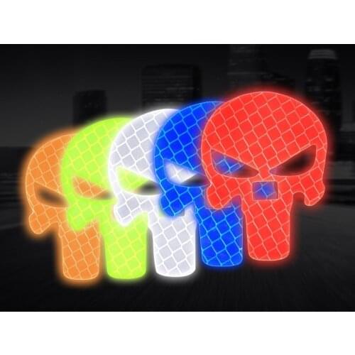 1PCS PUNISHER Skull Film Classic Car Stickers Motorcycle Decals Car Accessories