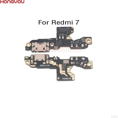 10PCS/Lot For Xiaomi Redmi 7 USB Charge Dock Board Charging Socket Jack Port Plug Connector Flex Cable
