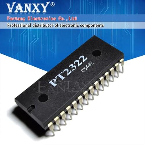 2pcs PT2322 DIP-28 2322 DIP new original